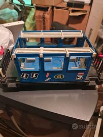 Vagone Passeggeri Blu Playmobil 4100 (1985)