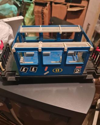Vagone Passeggeri Blu Playmobil 4100 (1985)