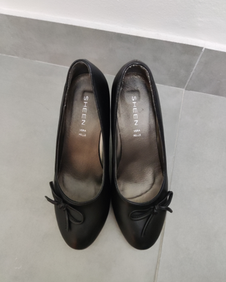 Scarpe sheen vera pelle 38