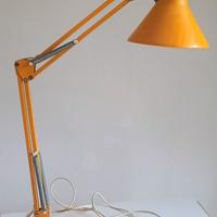 Lampada da scrivania in metallo smaltato, vintage,
