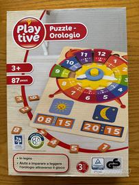 Orologio gioco montessori