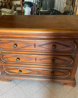 Cassettone antico Cassettiera Rustica Como