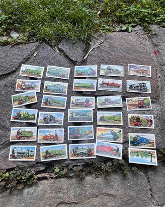 Carte locomotive inglesi sigarette Mills
