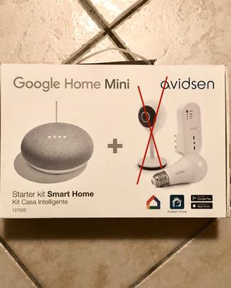 Kit Google Home Mini + Lampadina e Presa Wi-Fi