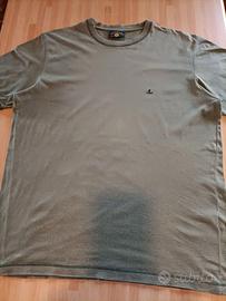T-shirt vintage Navigare verde cachi