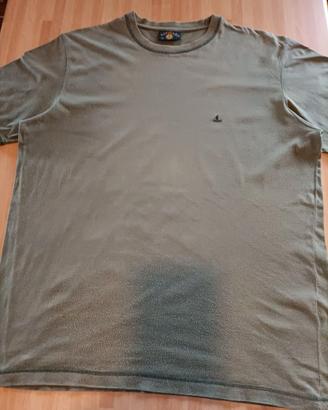 T-shirt vintage Navigare verde cachi