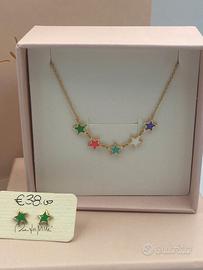 Rue des Mille, set collana con orecchini abbinati