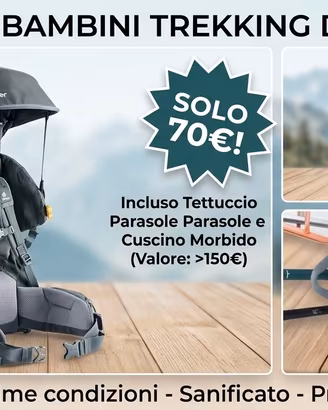 Zaino Porta Bambini da Trekking decathlon