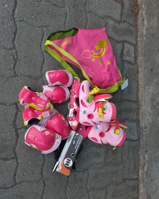 Set pattinaggio bambina OXELO