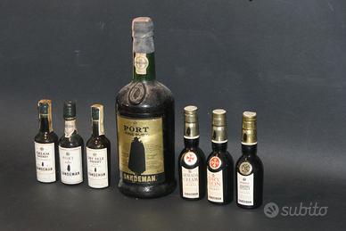 SANDEMAN - 1 bottiglia PORT Fine Ruby e 6 mignon