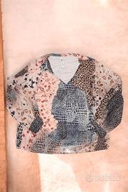 Camicia/blusa fantasia animalier/a fiori da donna