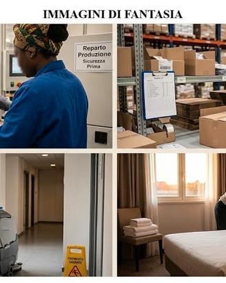 Operaia per magazzino, produzione o pulizie