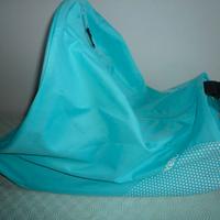 Sacca portapattini turchese