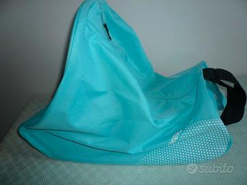 Sacca portapattini turchese