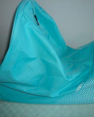 Sacca portapattini turchese