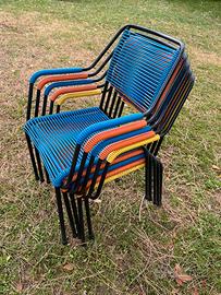 Set di 5 sedie da bar anni 70
