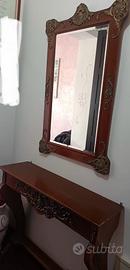 Ingresso consolle e specchio