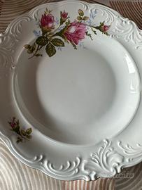 Set 18 piatti pompadour rose