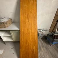 Piano tavolo IKEA in legno massello 246×61×3 cm