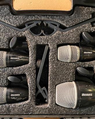 kit microfoni SHURE per batteria