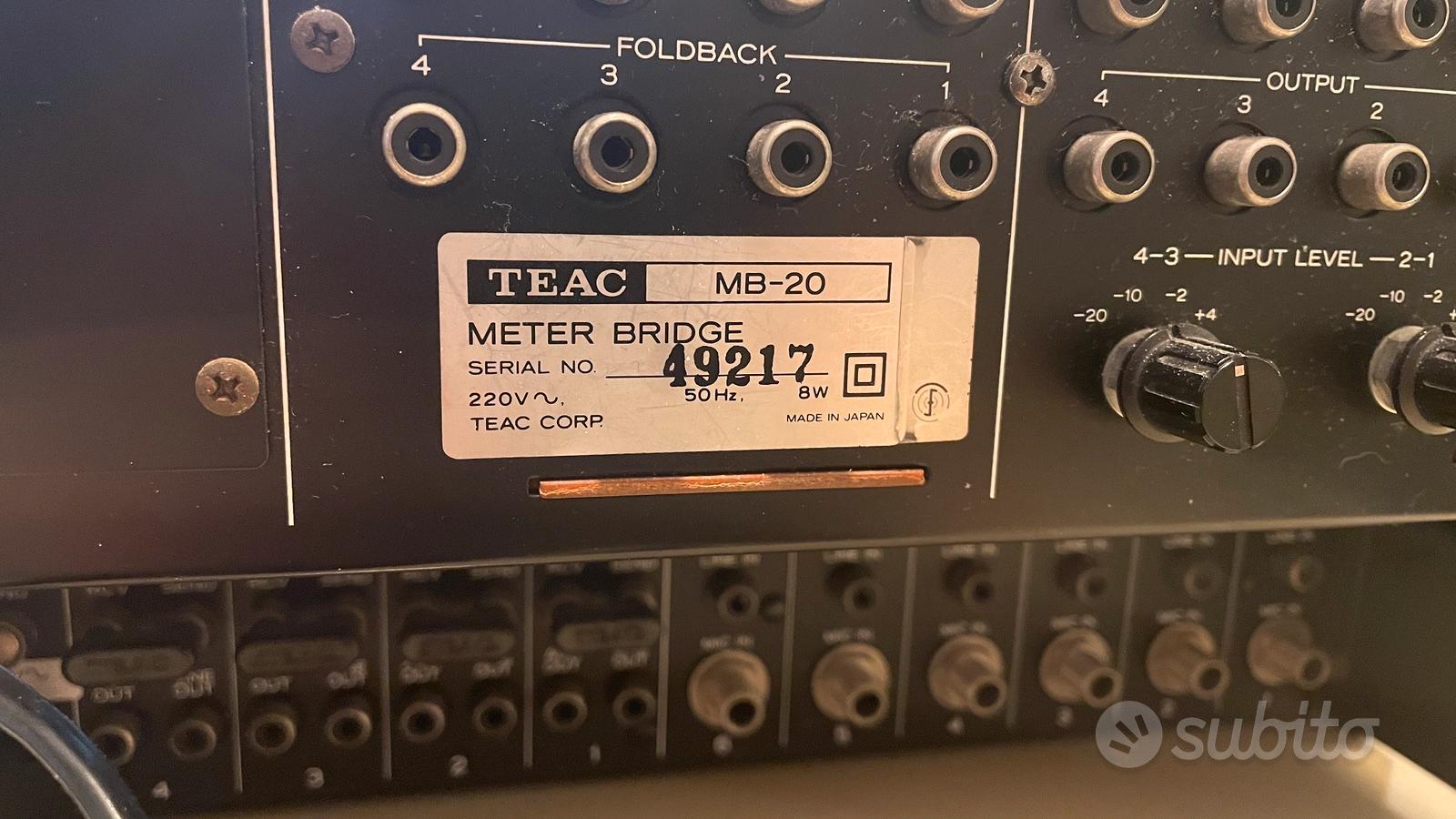 TEAC - 2A e MB-20 Mixer analogico - Audio/Video In vendita a Venezia