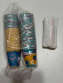 Bicchierini caffè 85ml + palettine per il caffe