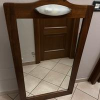 Specchio cornice legno