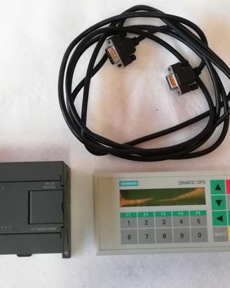 PLC SIEMENS S7-200 e TASTIERA SIEMENS SIMATIC
