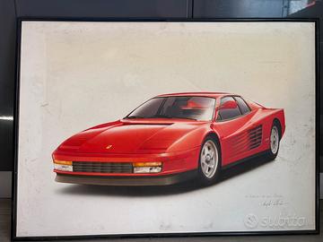 Stampa Ferrari Testa rossa