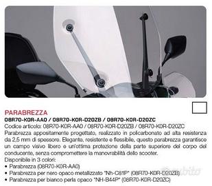Parabrezza + Paramani per Honda SH 125i - NUOVO