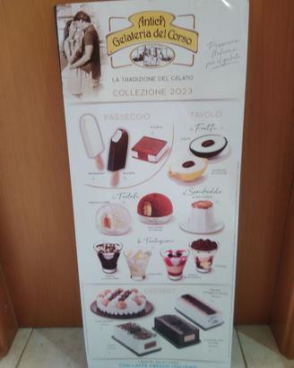 CARTELLO PUBBLICITARIO"ANTICA GELATERIA DEL CORSO"