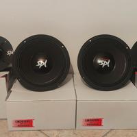 NUOVI: 4 WOOFER CIARE CM202SPL + 2 TWEETER CT382 