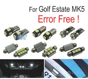 KIT 14 LAMPADE LED INTERNE PER VOLKSWAGEN VW GOLF 