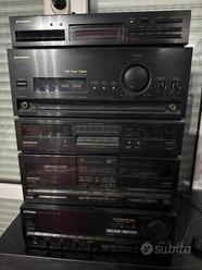 Impianto hifi pioneer anni 90  			