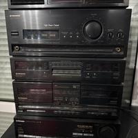 Impianto hifi pioneer anni 90