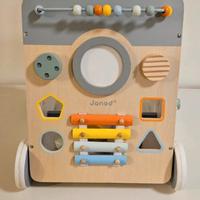 Carrello Multi Attività in Legno con freno