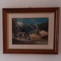 Quadro di montagna di Brioschi Athos
