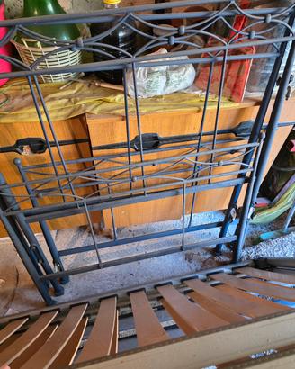 2 letti in ferro battuto bontempi