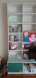 libreria  con cassetti 