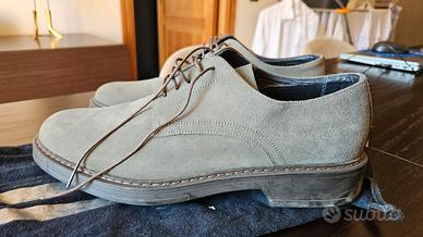 Florsheim Derby - pelle scamosciata colore tortora