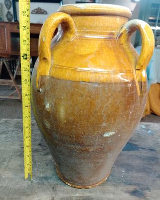 giara quattro manici in terracotta antica 