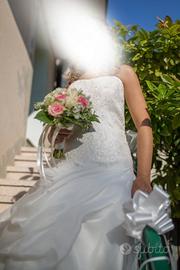 Abito Sposa taglia 42 44 modificabile - con velo