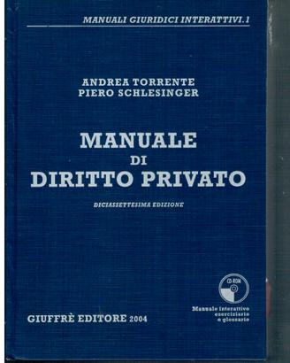 Manuale di Diritto Privato 17^Edizione di Torrente