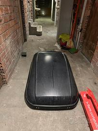 Baule box auto + barre e kit di atacchi