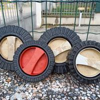 SET RUOTE CESTO TAGLIAERBA HONDA HRE 370 P