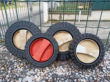 SET RUOTE CESTO TAGLIAERBA HONDA HRE 370 P