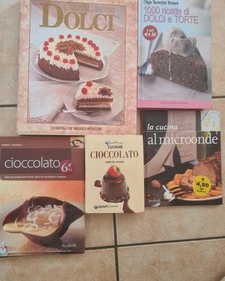 5 LIBRI NUOVI DI RICETTE DOLCI
