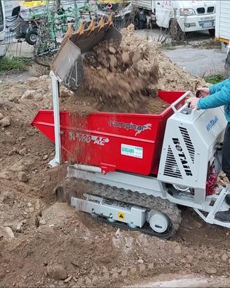 Motocarriola Rotair R100 con BENNA DENTATA SCAVO