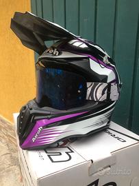 Casco Airoh Twist Viola + maschera Raven