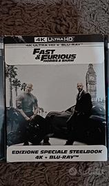 Film blu ray 4k:Fast and furious Hobbs e Show 